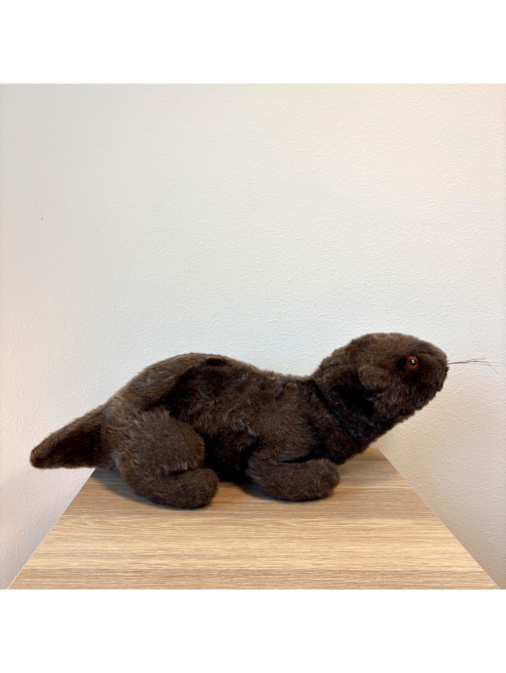 1974 Sea Otter Dakin Pillow Pets Plush 21” Brown Stuffed Animal Vintage Retro